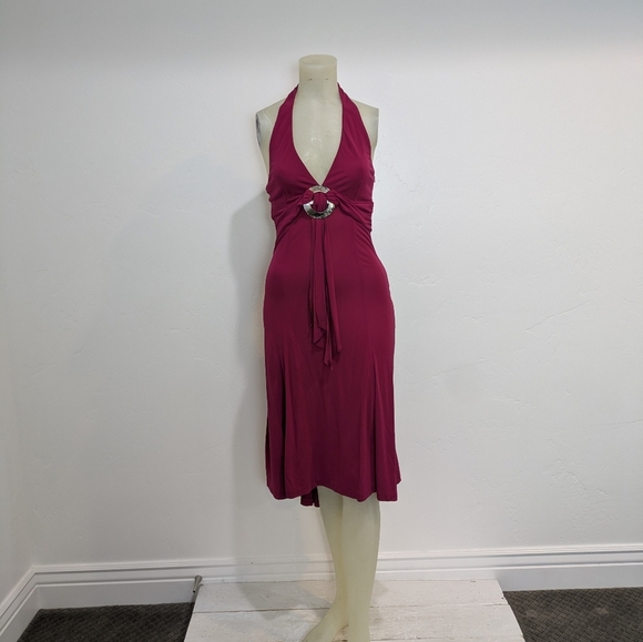 Nwt Karen Millen Halter Neck Pink Dress - Picture 4 of 11